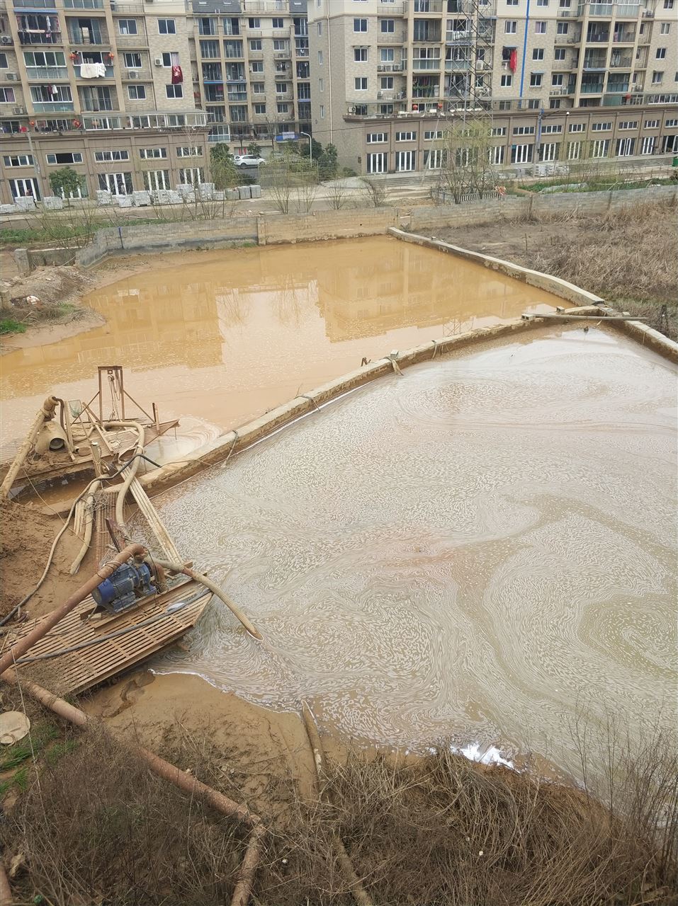 泰来沉淀池淤泥清理-厂区废水池淤泥清淤